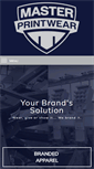 Mobile Screenshot of masterprintwear.com
